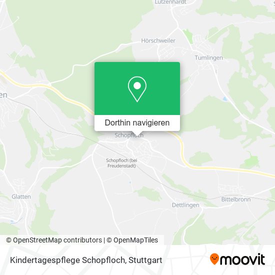 Kindertagespflege Schopfloch Karte