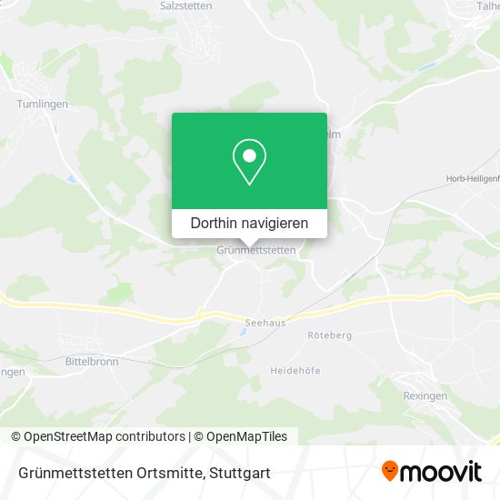 Grünmettstetten Ortsmitte Karte
