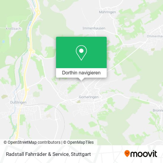Radstall Fahrräder & Service Karte