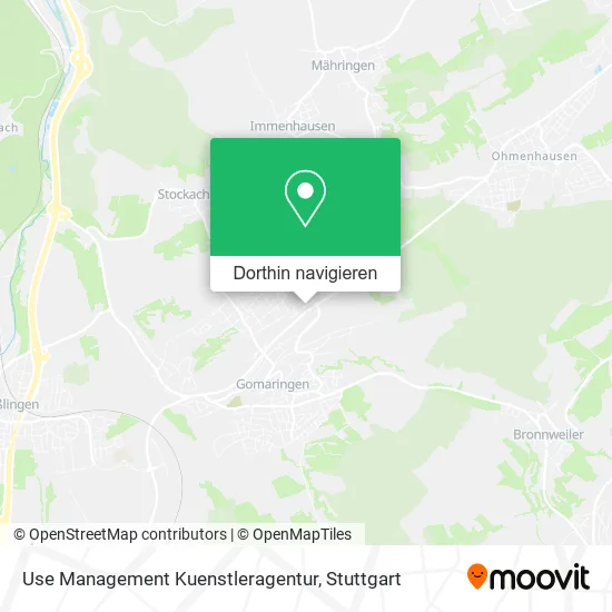 Use Management Kuenstleragentur Karte