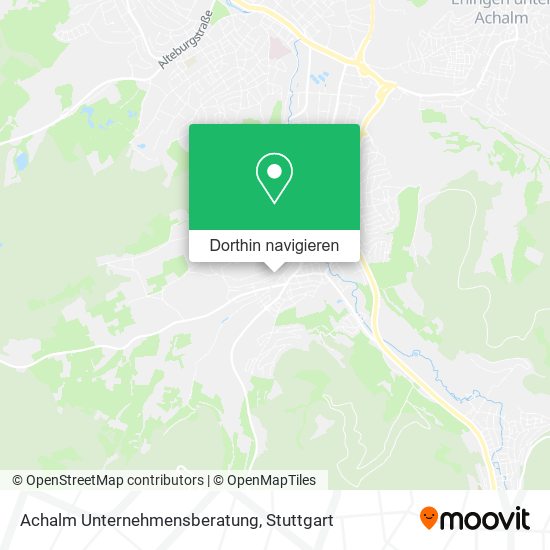 Achalm Unternehmensberatung Karte