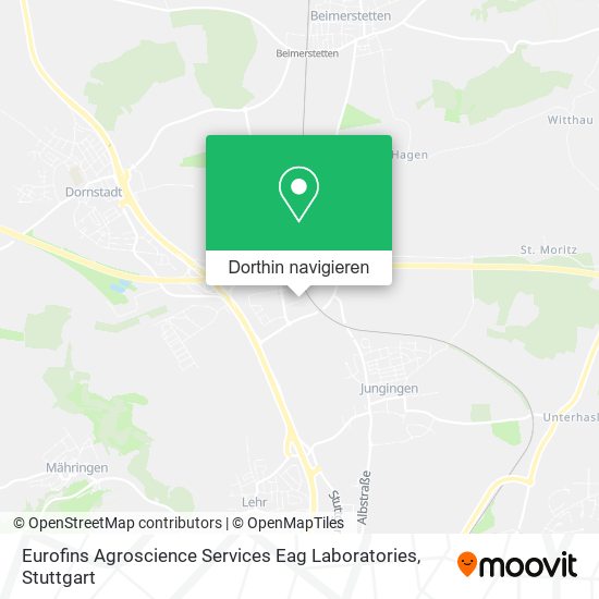 Eurofins Agroscience Services Eag Laboratories Karte