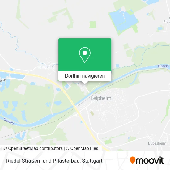 Riedel Straßen- und Pflasterbau Karte