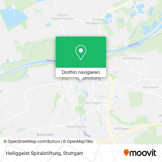 Heiliggeist Spitalstiftung Karte