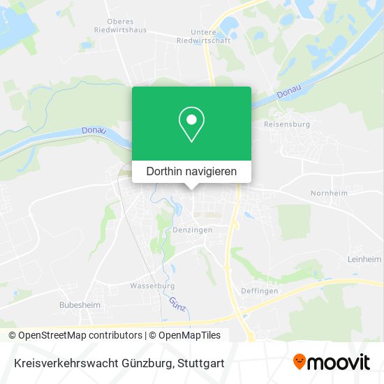 Kreisverkehrswacht Günzburg Karte