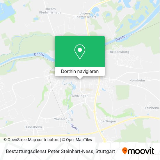 Bestattungsdienst Peter Steinhart-Ness Karte