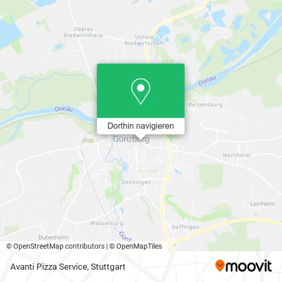 Avanti Pizza Service Karte