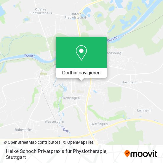 Heike Schoch Privatpraxis für Physiotherapie Karte