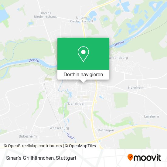 Sinan's Grillhähnchen Karte