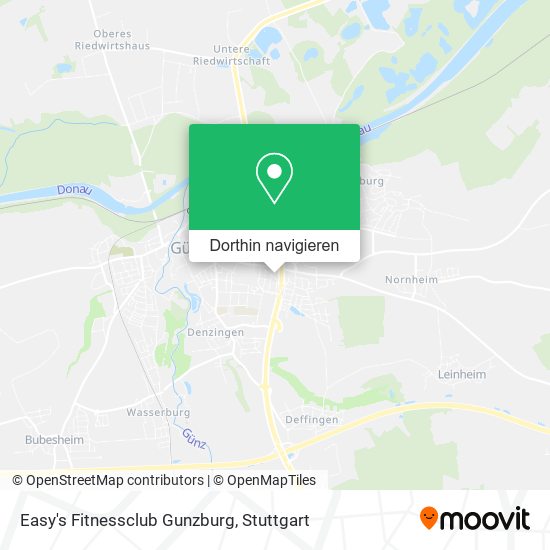 Easy's Fitnessclub Gunzburg Karte