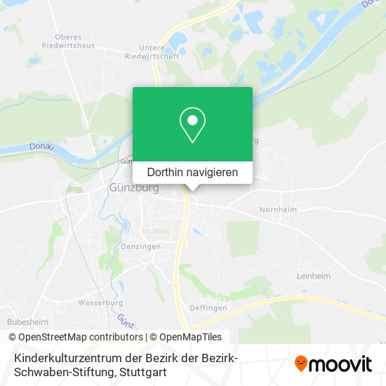 Kinderkulturzentrum der Bezirk der Bezirk-Schwaben-Stiftung Karte