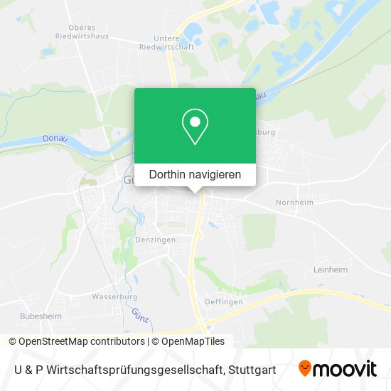 U & P Wirtschaftsprüfungsgesellschaft Karte