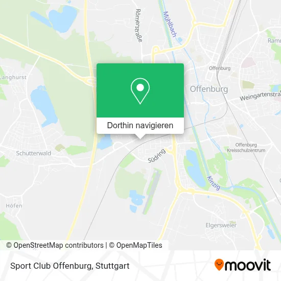 Sport Club Offenburg Karte