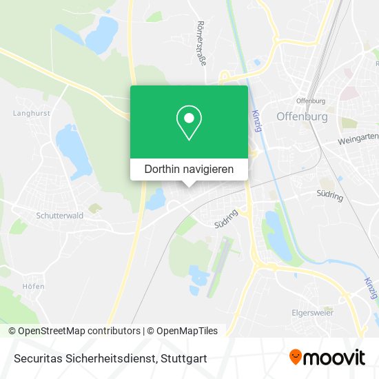 Securitas Sicherheitsdienst Karte