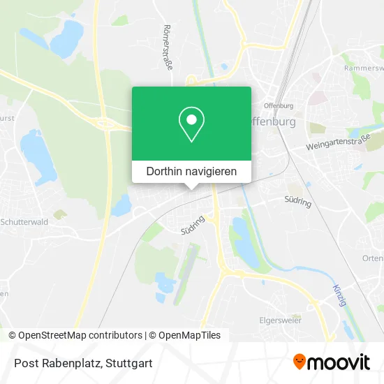 Post Rabenplatz Karte