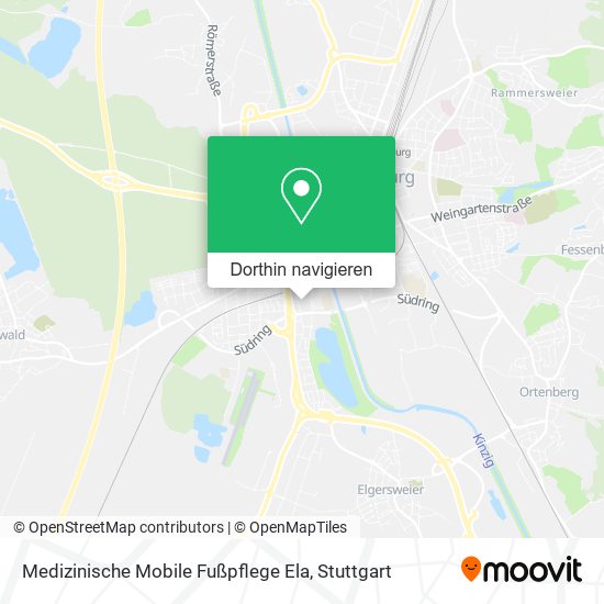 Medizinische Mobile Fußpflege Ela Karte