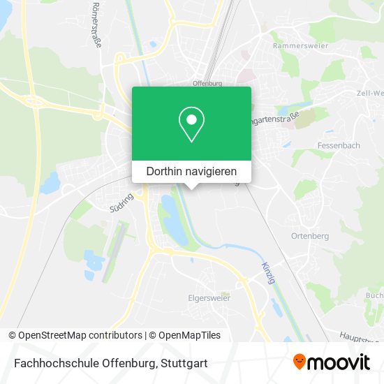 Fachhochschule Offenburg Karte