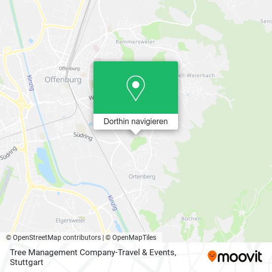 Tree Management Company-Travel & Events Karte