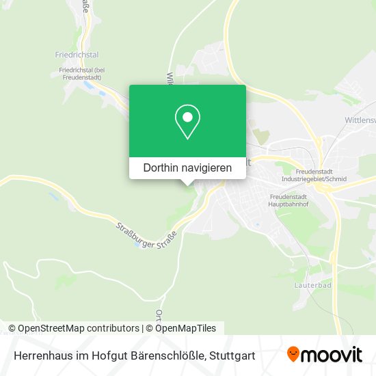 Herrenhaus im Hofgut Bärenschlößle Karte