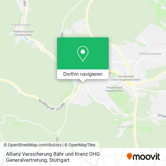 Allianz Versicherung Bähr und Krenz OHG Generalvertretung Karte