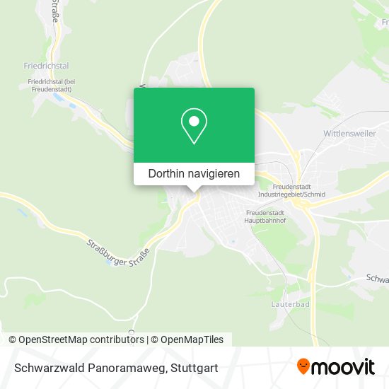 Schwarzwald Panoramaweg Karte