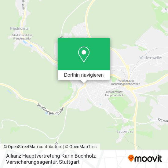 Allianz Hauptvertretung Karin Buchholz Versicherungsagentur Karte