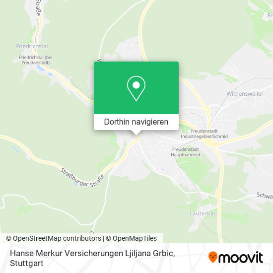 Hanse Merkur Versicherungen Ljiljana Grbic Karte