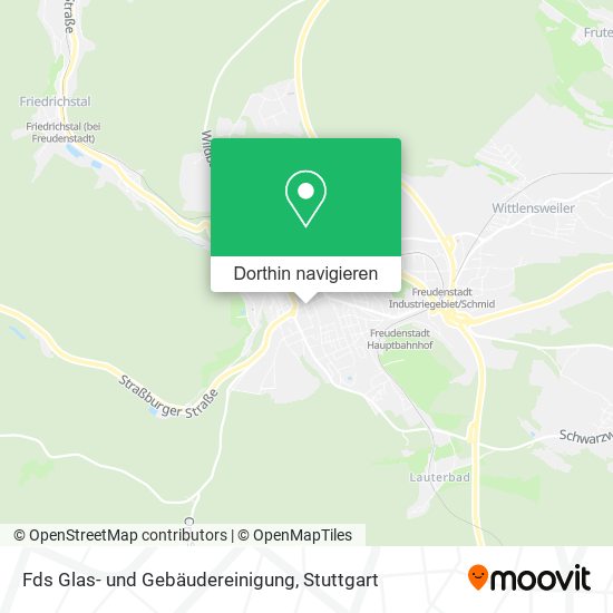 Fds Glas- und Gebäudereinigung Karte