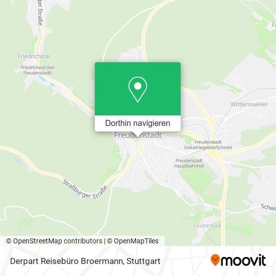 Derpart Reisebüro Broermann Karte