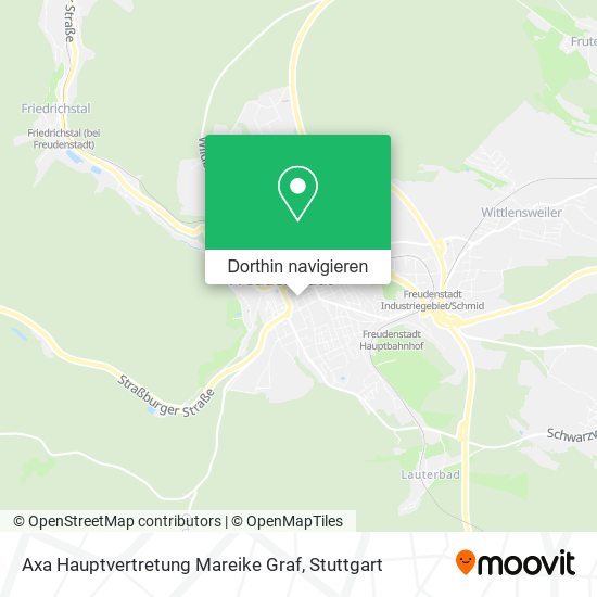 Axa Hauptvertretung Mareike Graf Karte