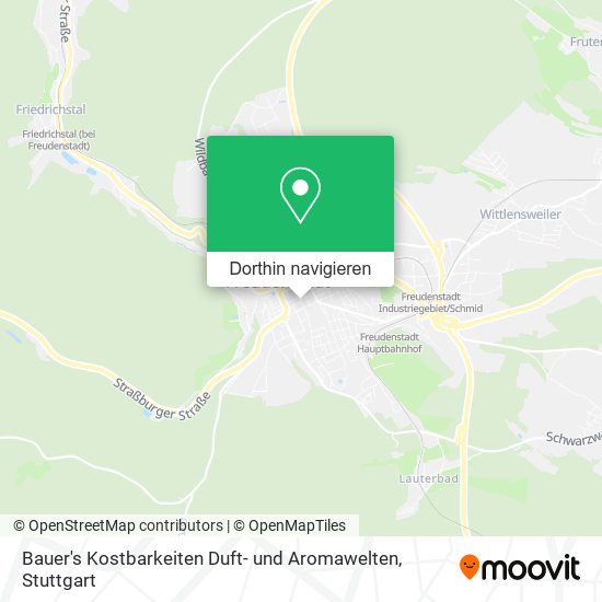 Bauer's Kostbarkeiten Duft- und Aromawelten Karte