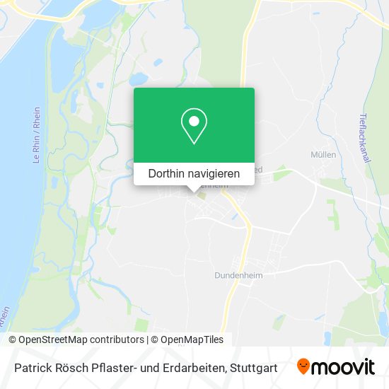Patrick Rösch Pflaster- und Erdarbeiten Karte