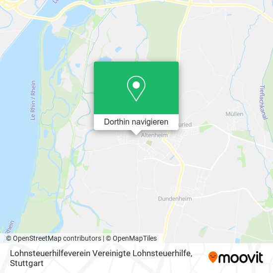 Lohnsteuerhilfeverein Vereinigte Lohnsteuerhilfe Karte