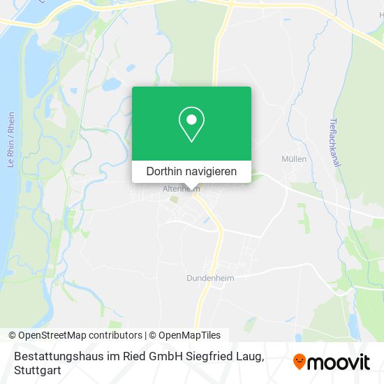 Bestattungshaus im Ried GmbH Siegfried Laug Karte