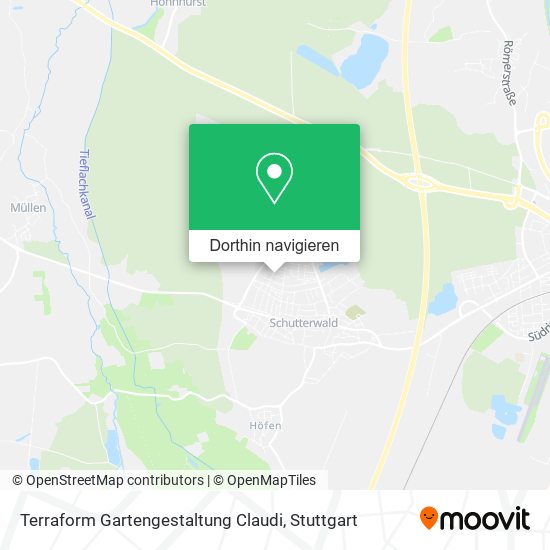 Terraform Gartengestaltung Claudi Karte