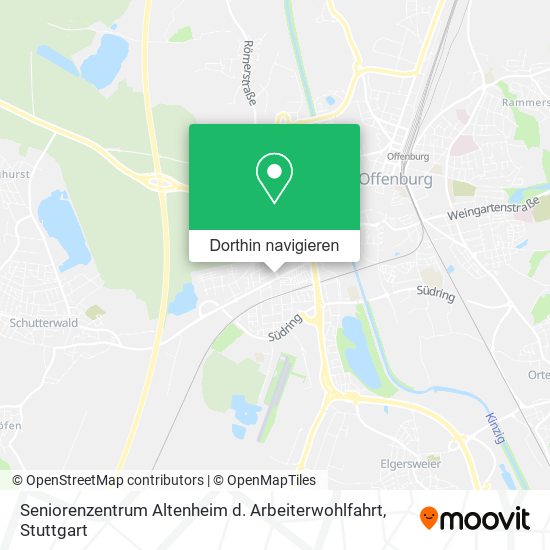 Seniorenzentrum Altenheim d. Arbeiterwohlfahrt Karte
