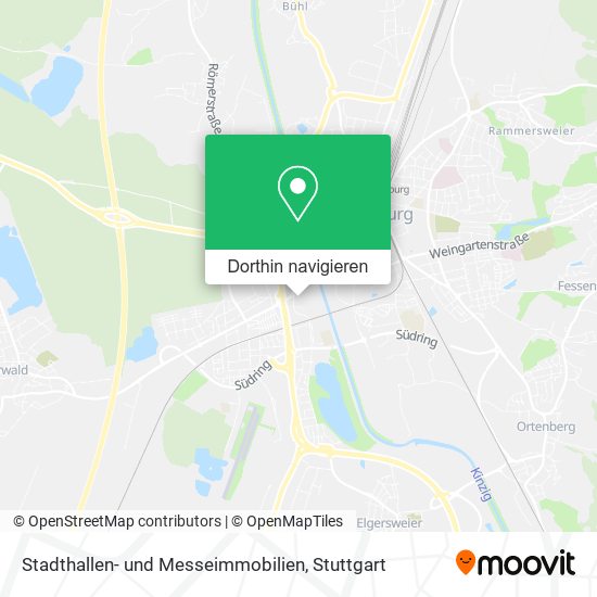Stadthallen- und Messeimmobilien Karte