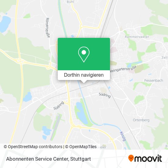 Abonnenten Service Center Karte