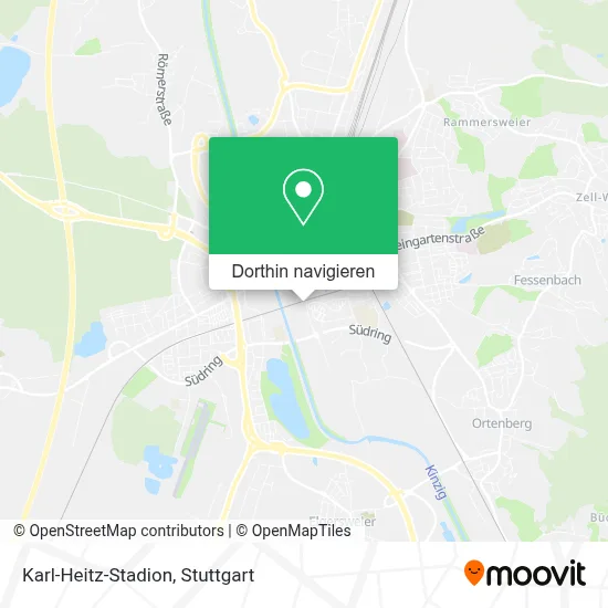 Karl-Heitz-Stadion Karte
