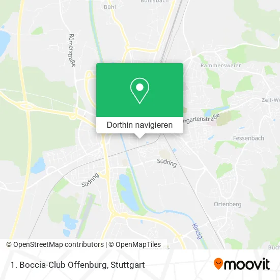 1. Boccia-Club Offenburg Karte