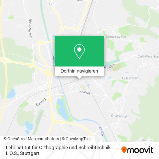 Lehrinstitut für Orthographie und Schreibtechnik L.O.S. Karte