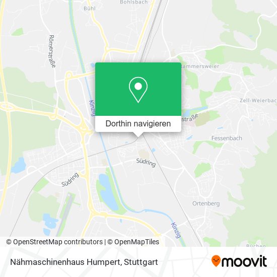 Nähmaschinenhaus Humpert Karte