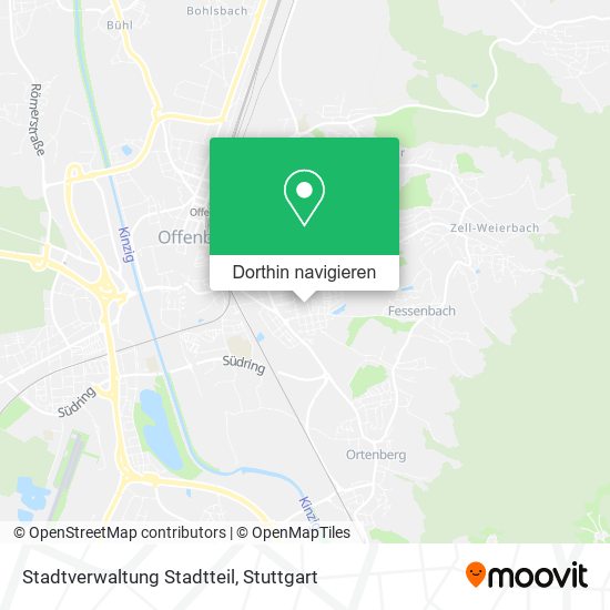 Stadtverwaltung Stadtteil Karte