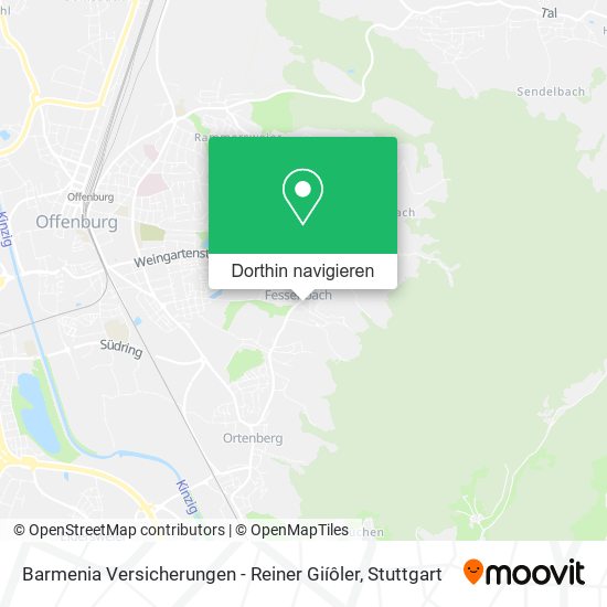 Barmenia Versicherungen - Reiner Giíôler Karte