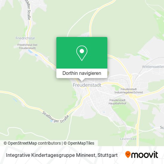 Integrative Kindertagesgruppe Mininest Karte
