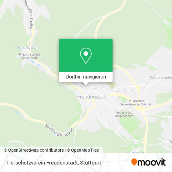 Tierschutzverein Freudenstadt Karte