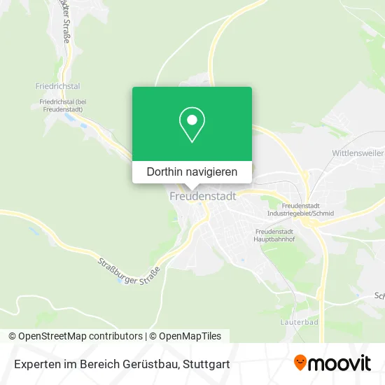 Experten im Bereich Gerüstbau Karte