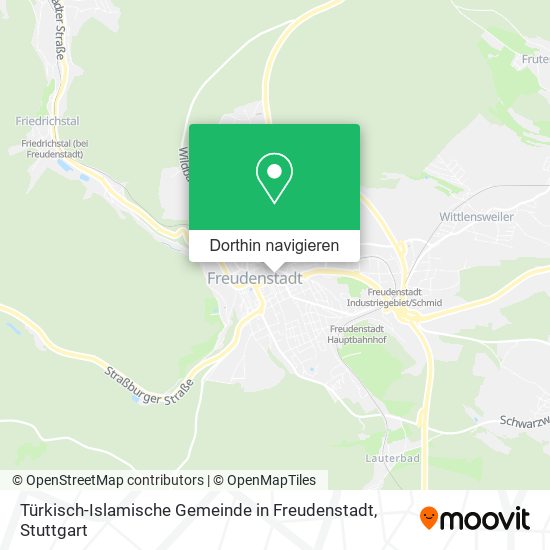 Türkisch-Islamische Gemeinde in Freudenstadt Karte