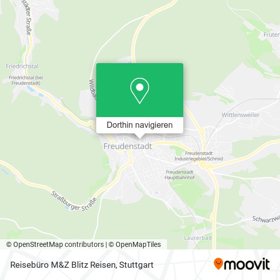 Reisebüro M&Z Blitz Reisen Karte