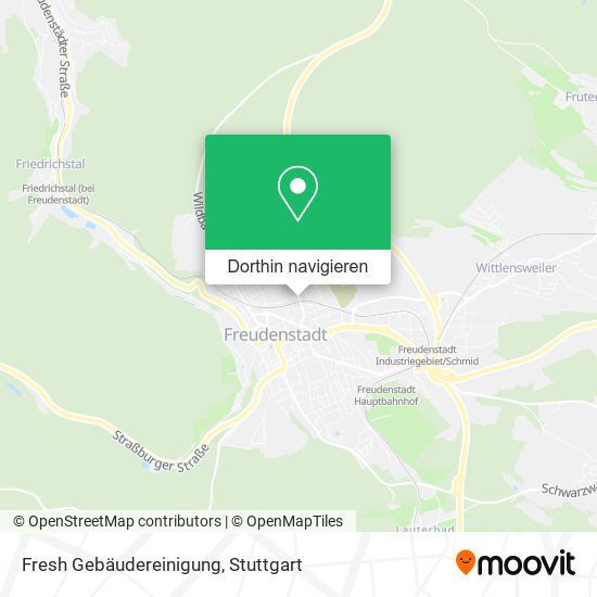 Fresh Gebäudereinigung Karte